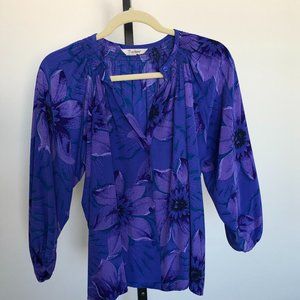 Tucker NYC 100% silk "The Classic Blouse", small